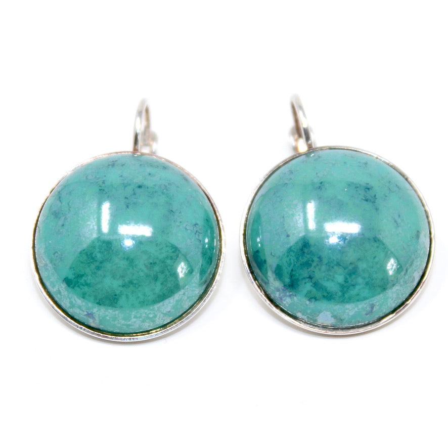 Bague Cristal de Bohème Vert Turquoise - Labelle Ikeya Création Originale - Parure