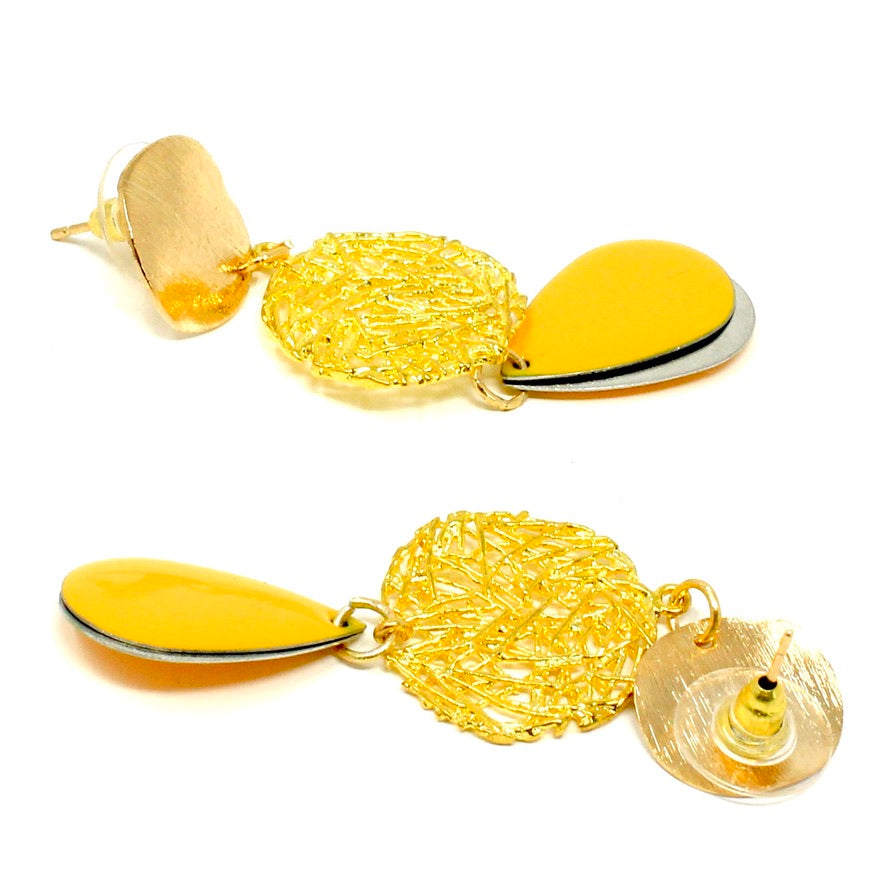 Gouttes du Soleil - Labelle Ikeya Création Originale - Puce d'oreilles