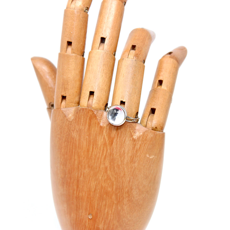 Bague Cristal Transparent - Labelle Ikeya Création Originale - Parure