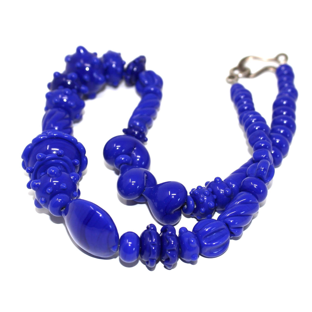 Égée Uni Vers L'Uni Bleu Roy Prestige - Labelle Ikeya Création Originale - Collier