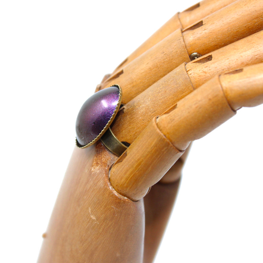 Ultra Violet Cristal de Bohème - Labelle Ikeya Création Originale - Parure