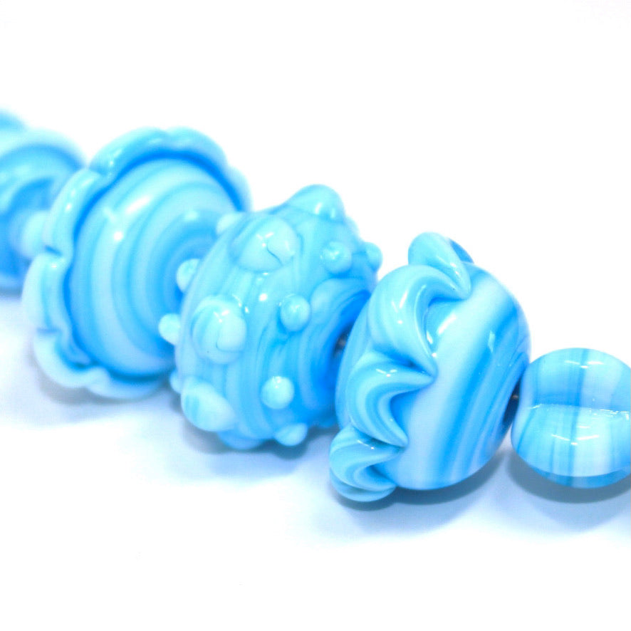 Paros Uni Vers L'Uni Bleu Ciel Prestige - Labelle Ikeya Création Originale - Collier