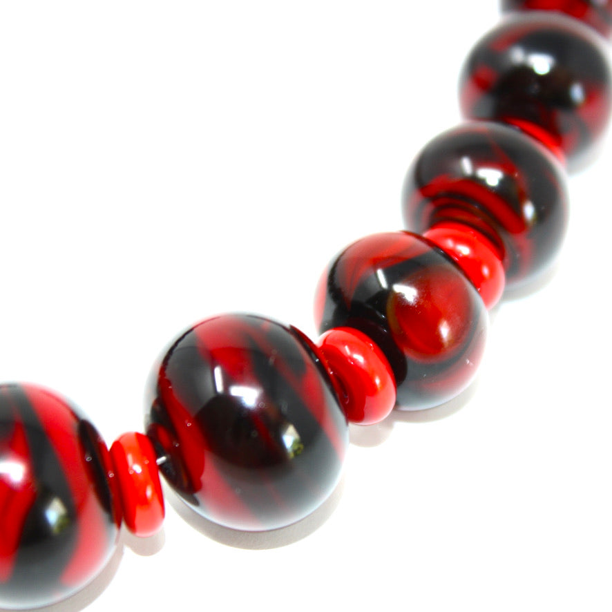 Atout Coeur Rouge Prestige - Labelle Ikeya Création Originale - Collier