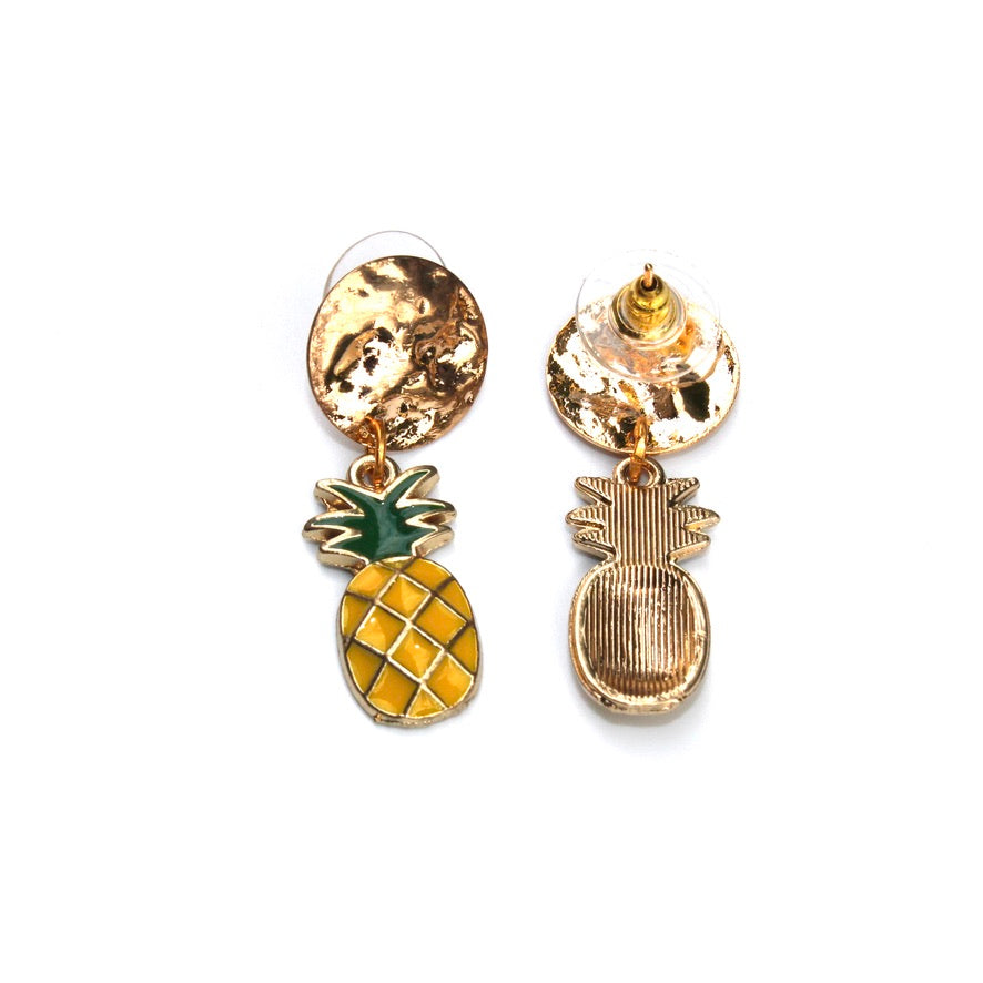 Ananas Split - Labelle Ikeya Création Originale - Puce d'oreilles