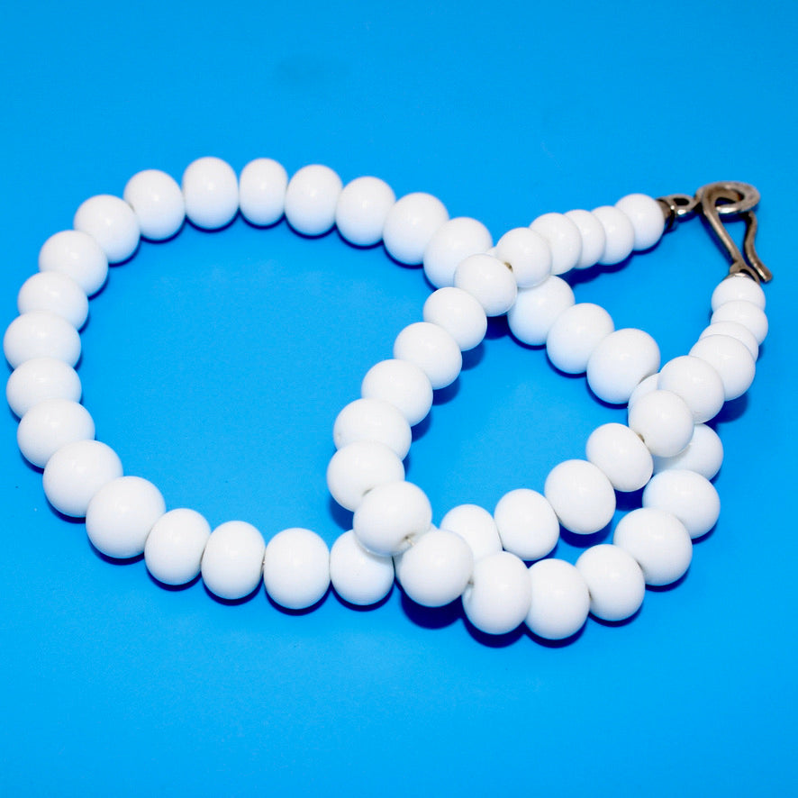 Bianca Uni Vers L'Uni Blanc Prestige - Labelle Ikeya Création Originale - Collier