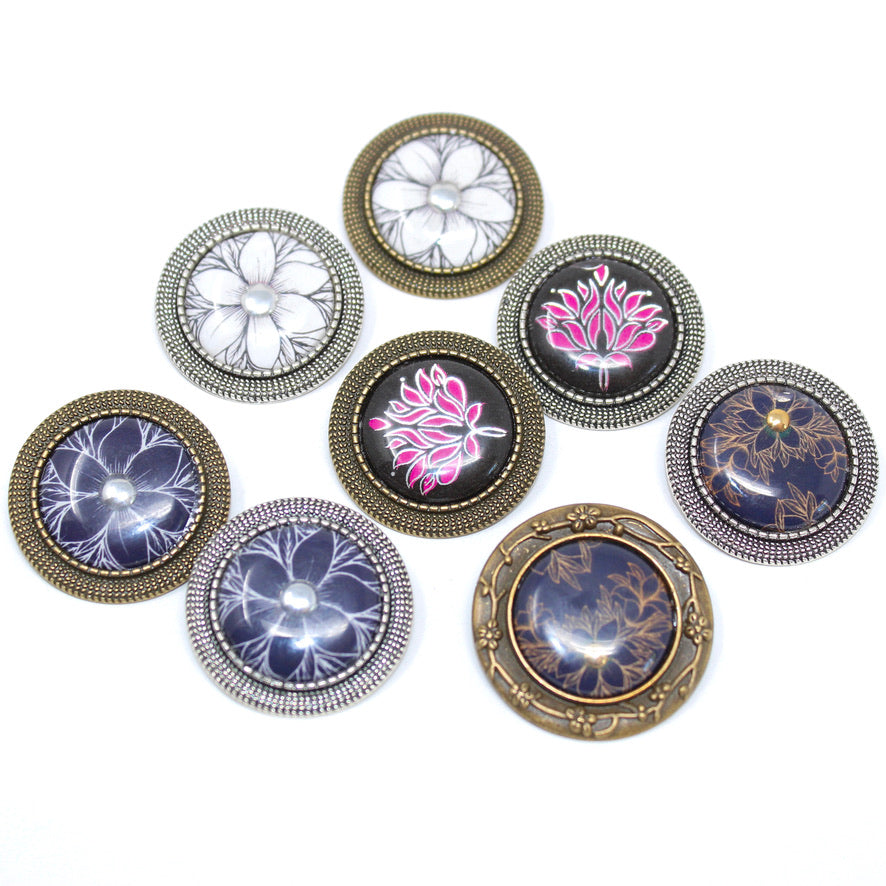 Broche Pin's Me Up Flora - Labelle Ikeya Création Originale - Broches