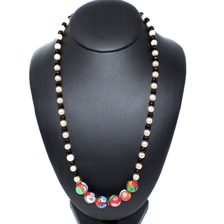 Collier Murines Murano Jazzy Color - Labelle Ikeya Création Originale - Collier