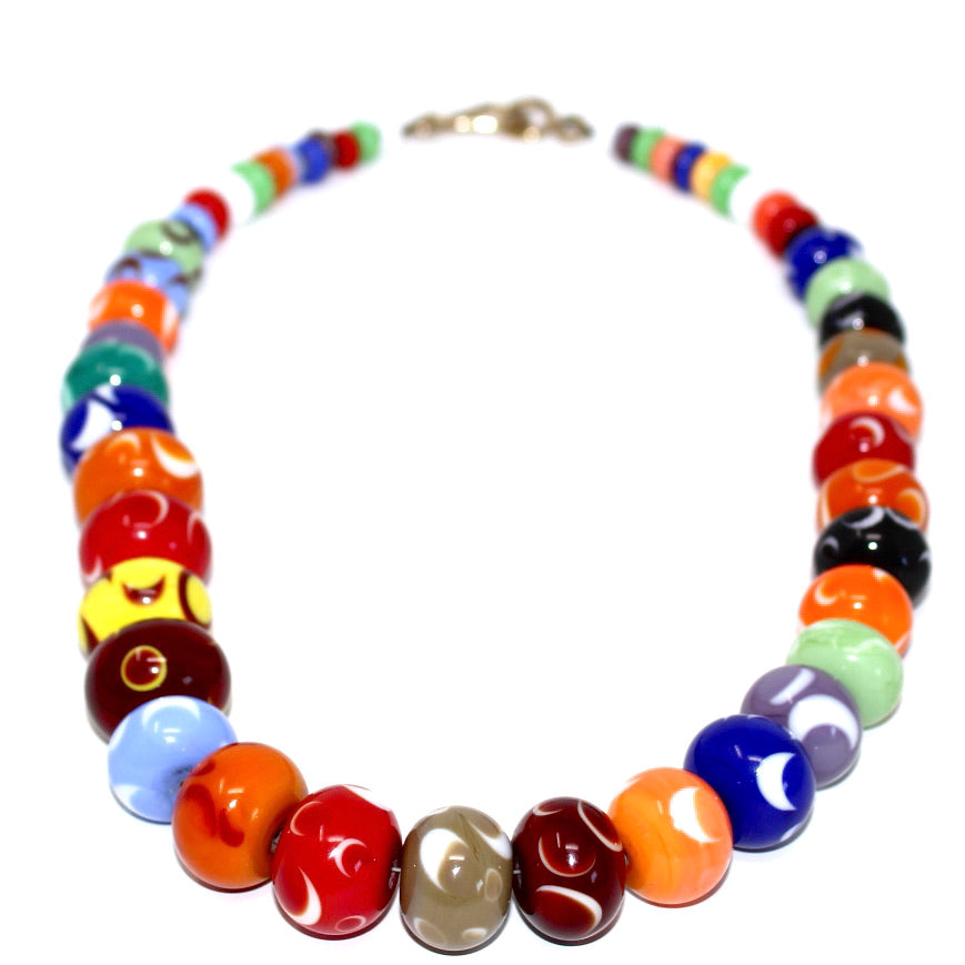 Objectif Lune Collier Murano Prestige - Labelle Ikeya Création Originale - Collier