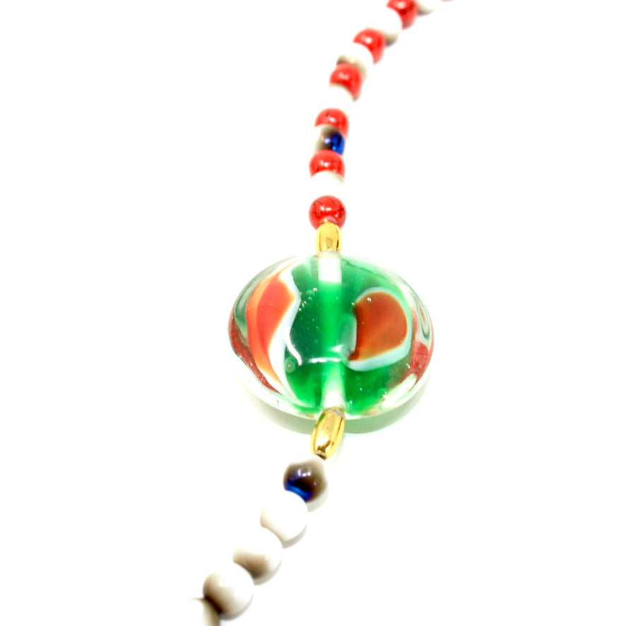 VerdeFiesta Murano Sautoir - Labelle Ikeya Création Originale - Collier
