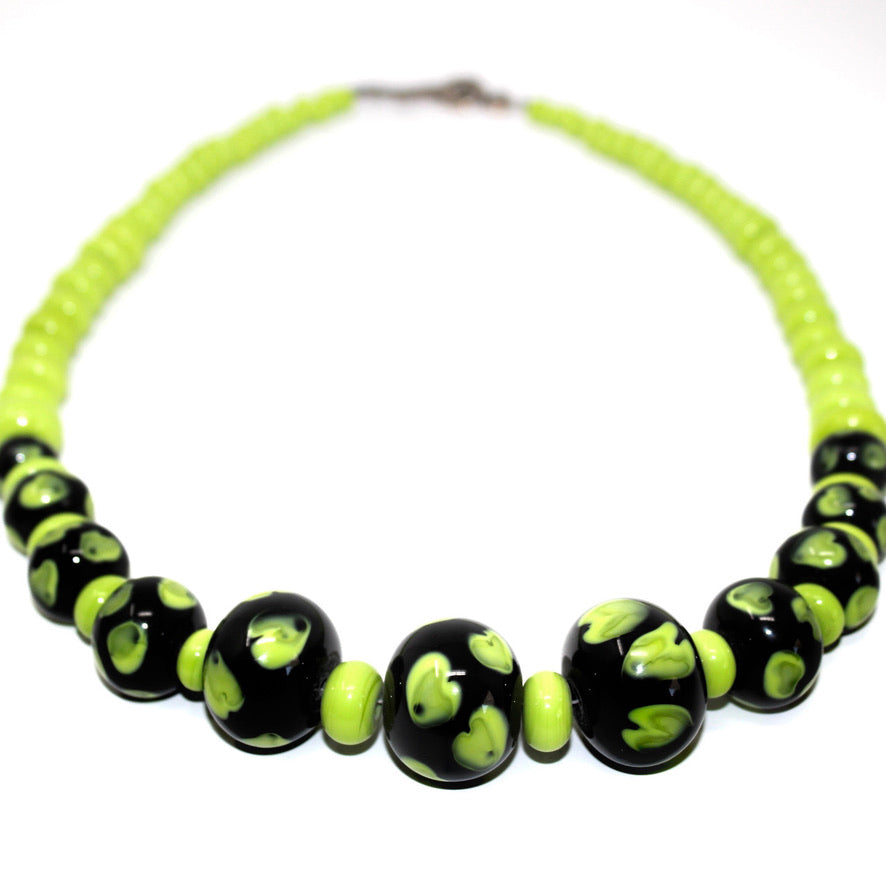 Atout Coeur Vert - Labelle Ikeya Création Originale - Collier