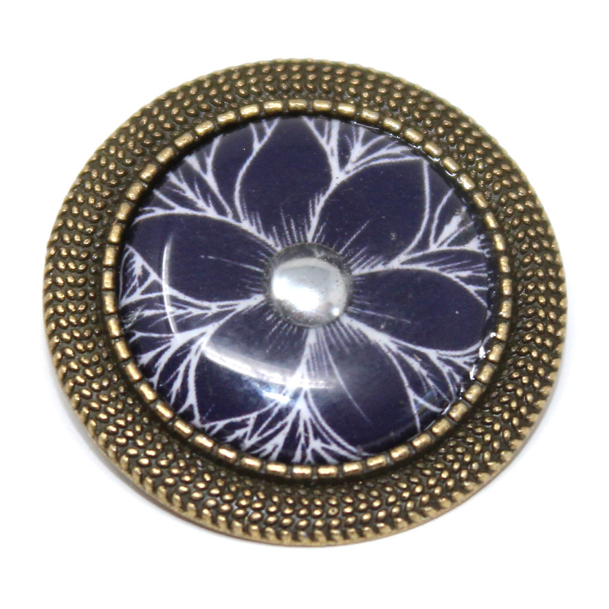 Broche Pin's Me Up Flora - Labelle Ikeya Création Originale - Broches