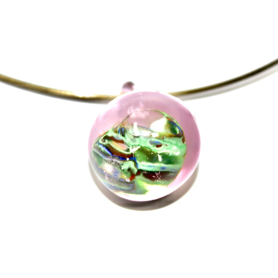 Passiflore Flower Solo - Labelle Ikeya Création Originale - Ras de cou