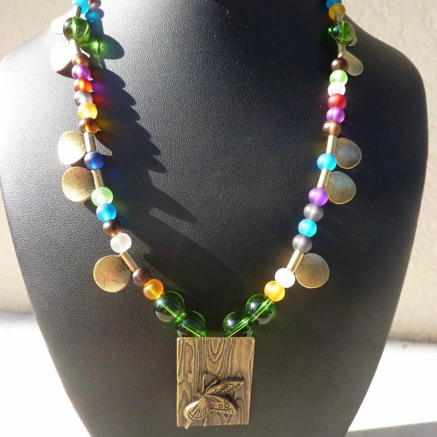 Papillon de Lumière Collier - Labelle Ikeya Création Originale - Collier