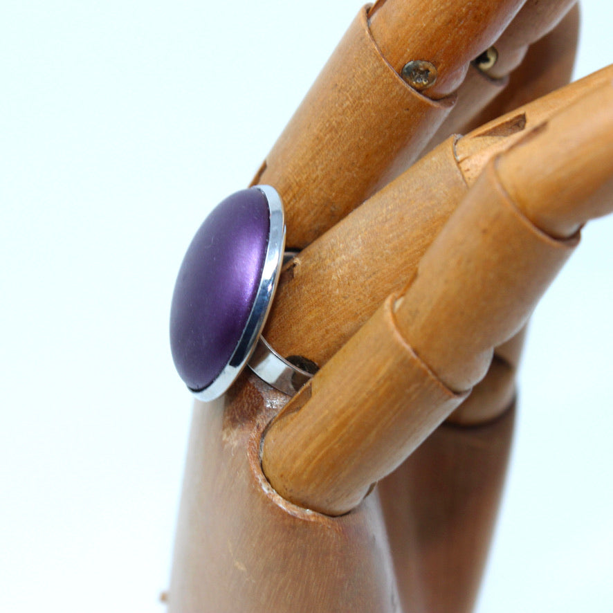 Bague Bohème Violette - Labelle Ikeya Création Originale - Parure