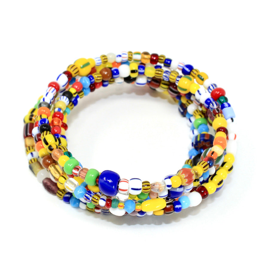 Rocailles Party Manchette - Labelle Ikeya Création Originale - Bracelets