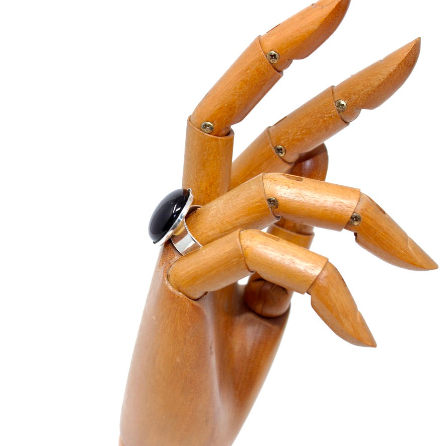 Bague Cristal de Bohème Violine Transparente - Labelle Ikeya Création Originale - Parure