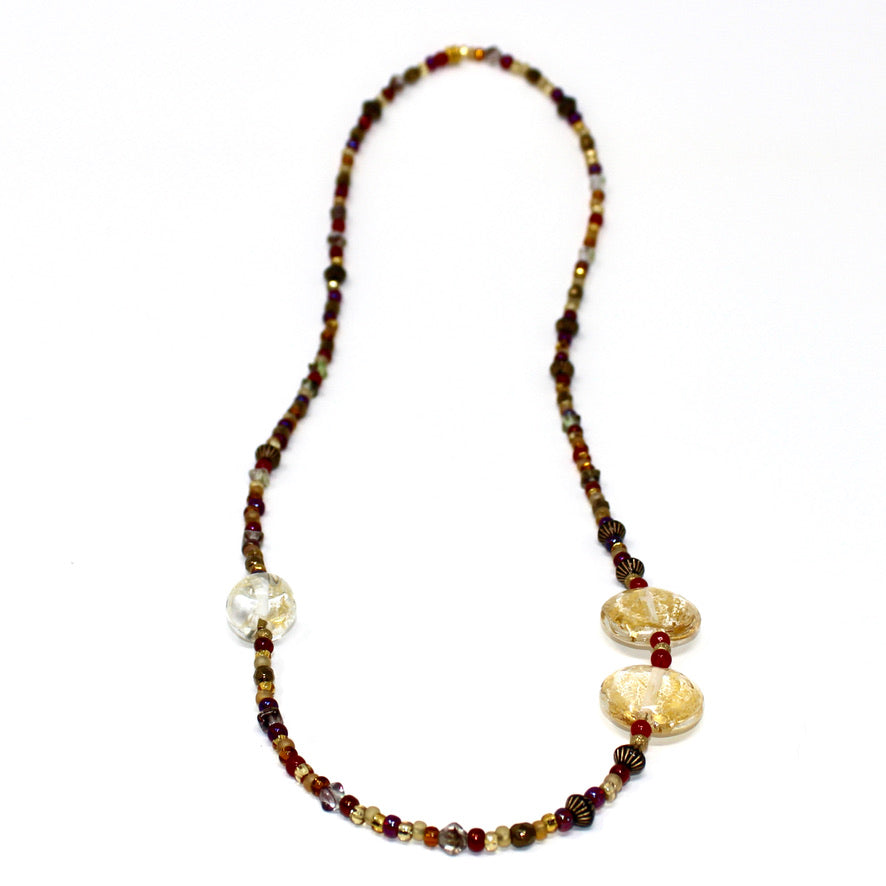 Sautoir Fleurs Séchées - Labelle Ikeya Création Originale - Sautoir