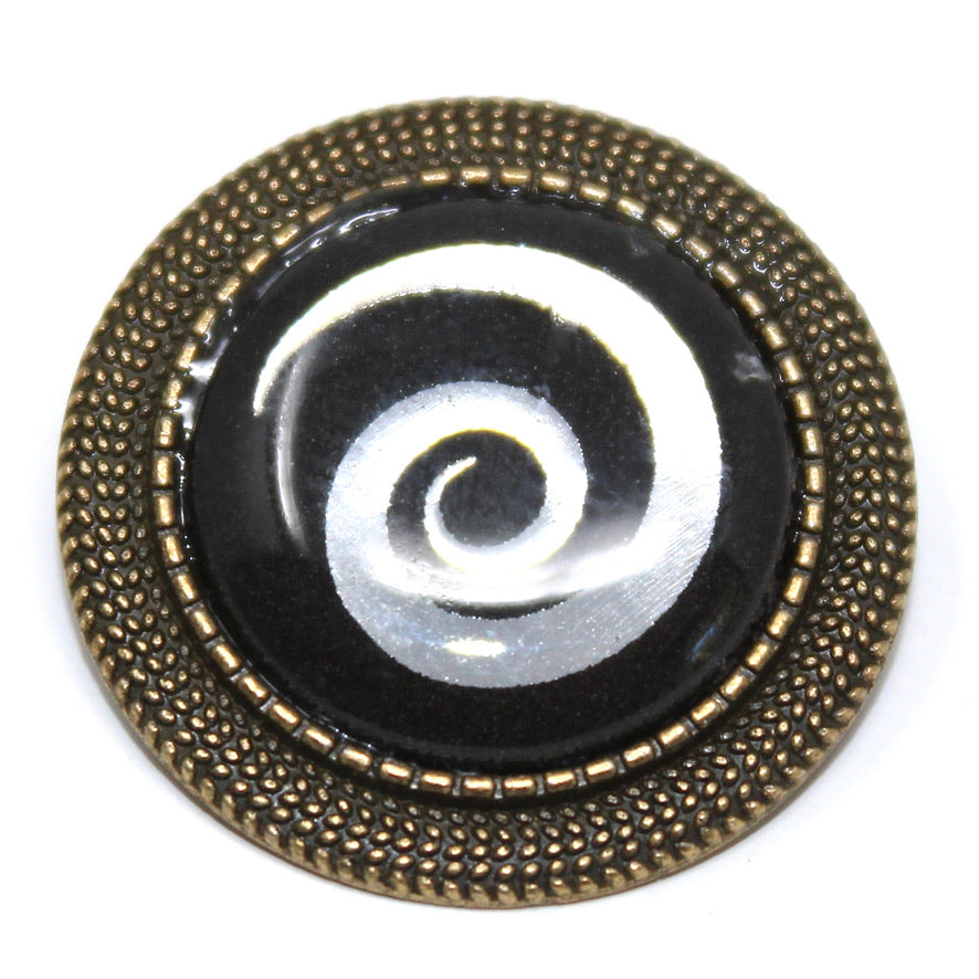 Broche Pin's Me Up Spirou Spirale - Labelle Ikeya Création Originale - Broches