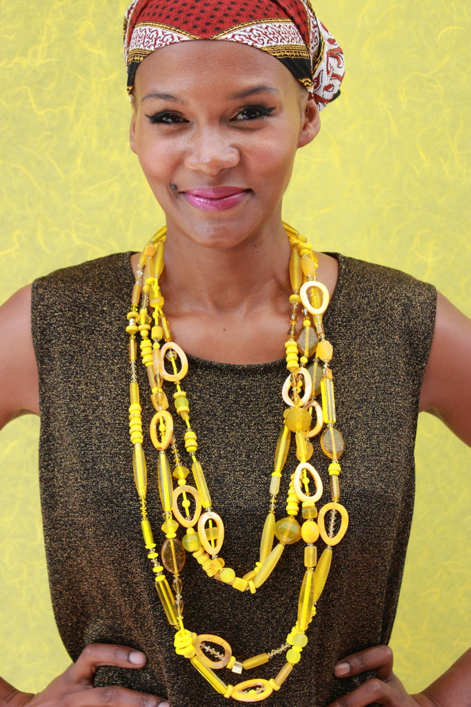 Astria Gypset Yellow Submarine - Labelle Ikeya Création Originale - Sautoir