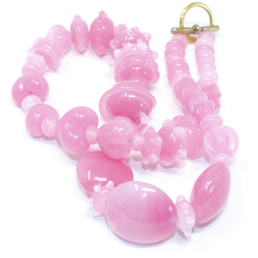 Rosarys Uni Vers L'Uni Rose Prestige - Labelle Ikeya Création Originale - Collier