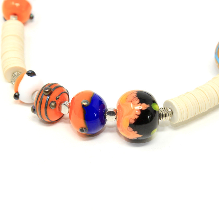 Mara Aqua Tenta Murano - Labelle Ikeya Création Originale - Collier