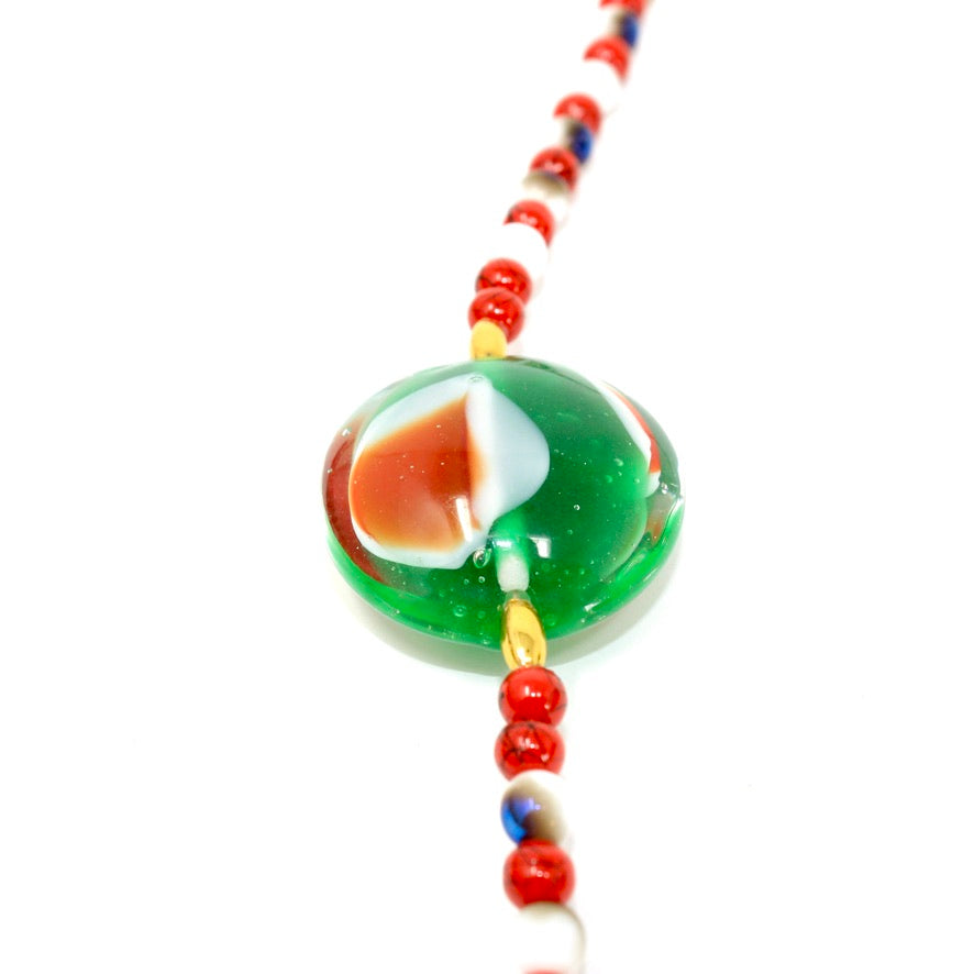 VerdeFiesta Murano Sautoir - Labelle Ikeya Création Originale - Collier