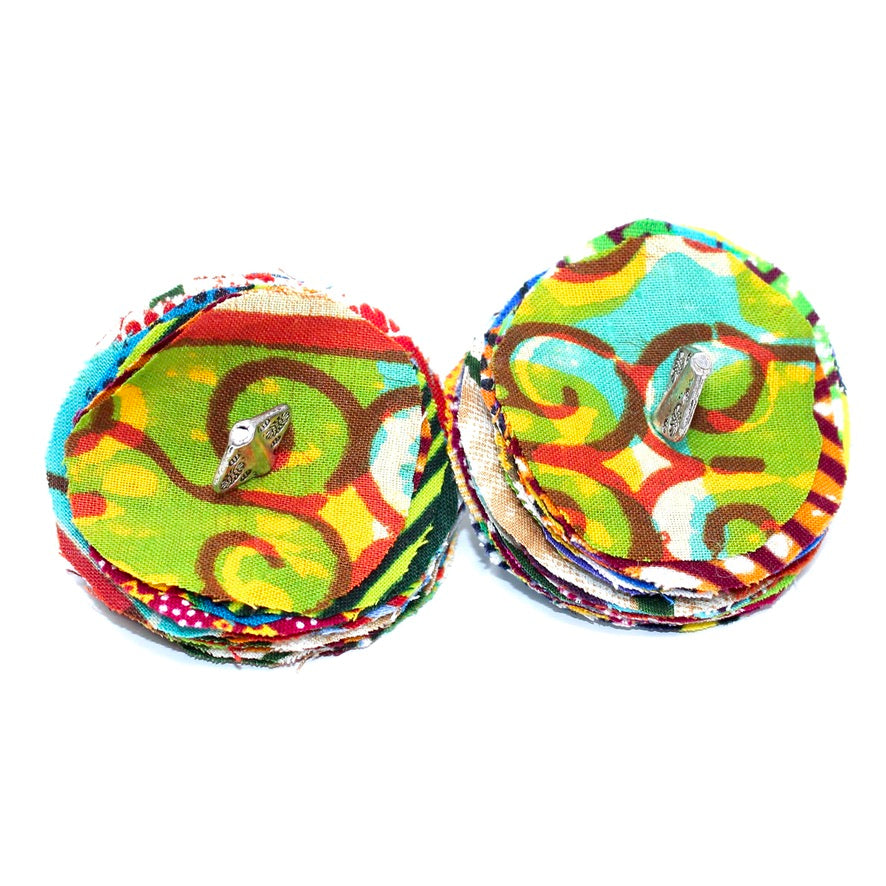 Capou Wax - Labelle Ikeya Création Originale - Boucles d'oreilles