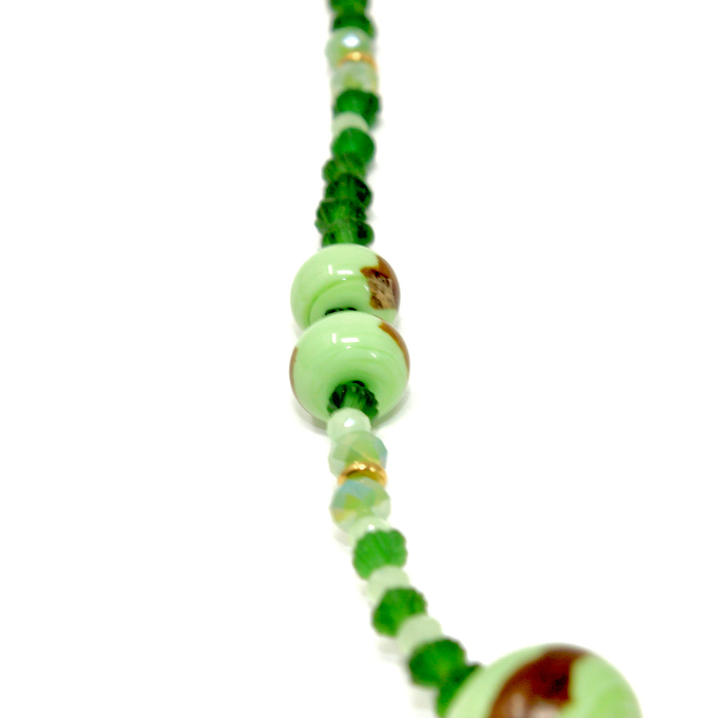 Murano Sautoir PaulaVerde - Labelle Ikeya Création Originale - Sautoir