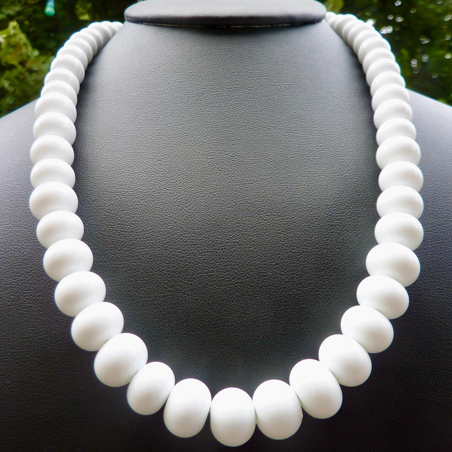 Bianca Uni Vers L'Uni Blanc Prestige - Labelle Ikeya Création Originale - Collier
