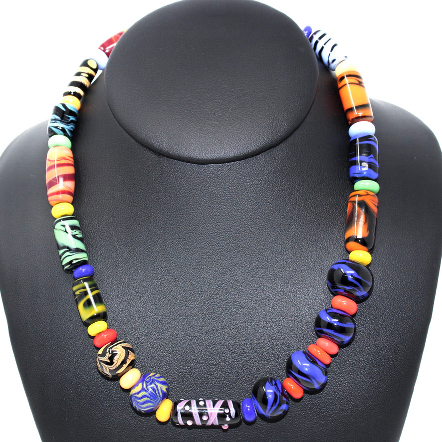 Ethnic Zamba Color Prestige - Labelle Ikeya Création Originale - Collier
