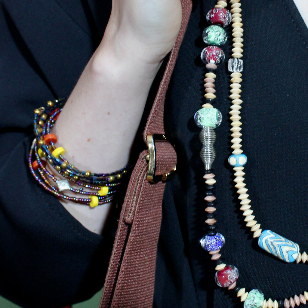 Bulle Boisée de la Mer - Labelle Ikeya Création Originale - Sautoir