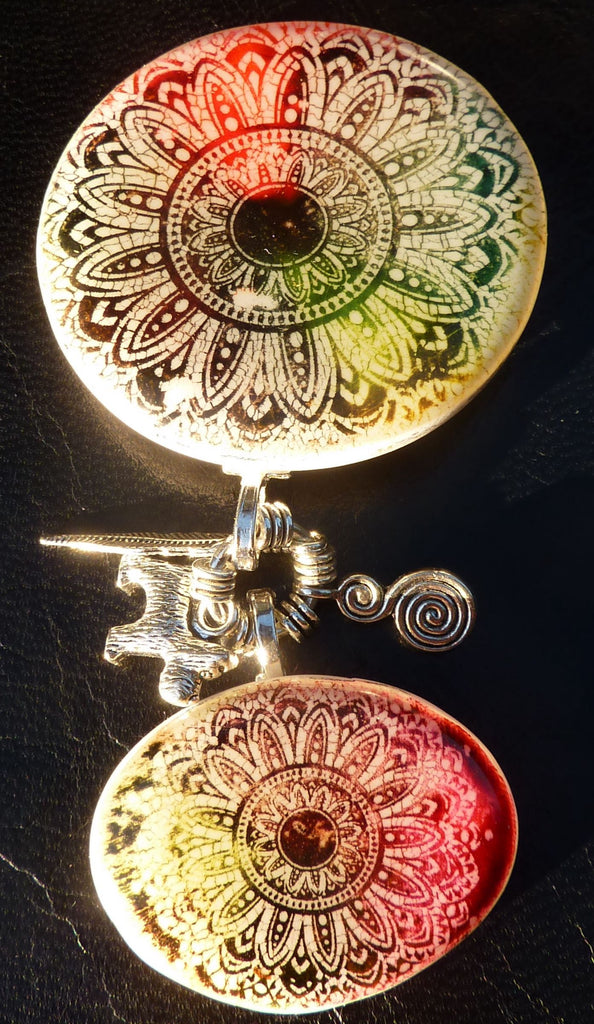 Rosace Flower Broche - Labelle Ikeya Création Originale - Broches