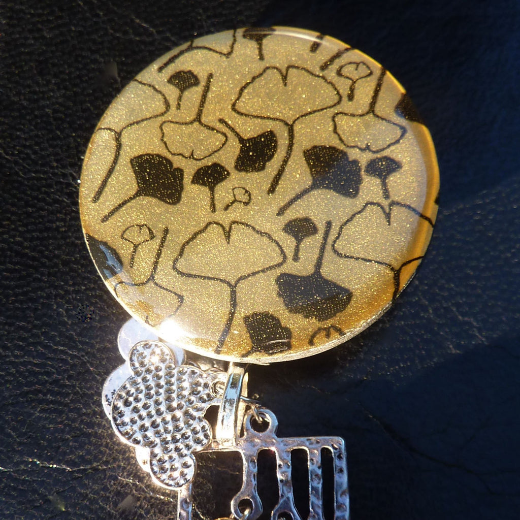 Ginkgo Biloba Broche - Labelle Ikeya Création Originale - Broches