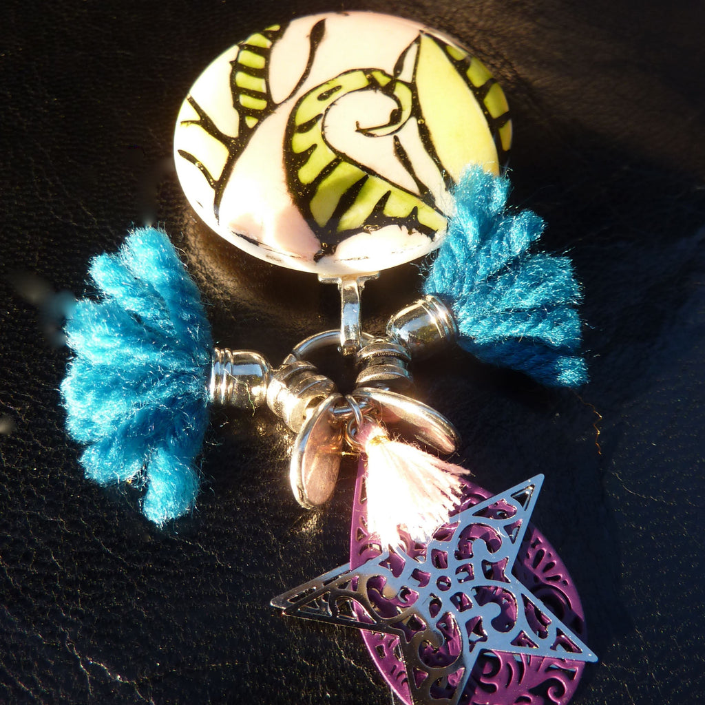 Pivoine Broche florale - Labelle Ikeya Création Originale - Broches