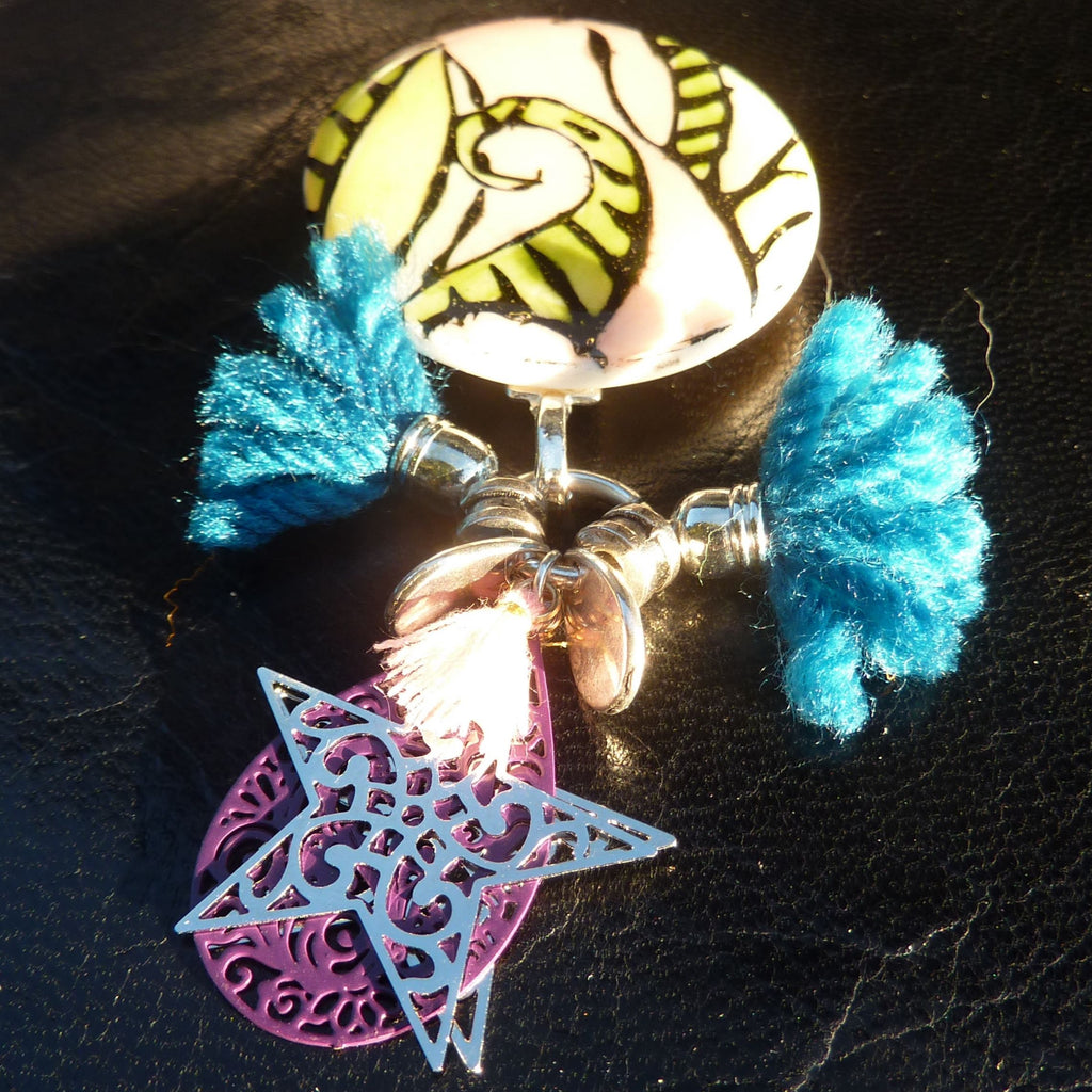 Pivoine Broche florale - Labelle Ikeya Création Originale - Broches